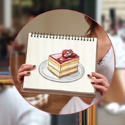 ケーキのデザインスケッチ